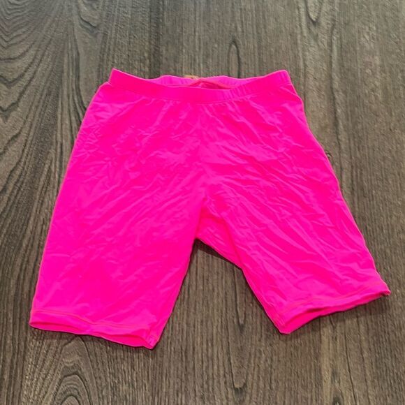 SKIMS Pants - NWT Skims Fits Everybody Bike Shorts Neon Pink Size XXS